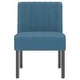 Blue velvet upholstered chair by vidaXL, Easy chairs - Ref: Foro24-352450, Price: 80,63 €, Discount: %