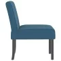 Blue velvet upholstered chair by vidaXL, Easy chairs - Ref: Foro24-352450, Price: 80,63 €, Discount: %