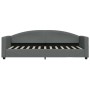 Sofá cama tela gris oscuro 80x200 cm de vidaXL, Camas y somieres - Ref: Foro24-354107, Precio: 187,78 €, Descuento: %