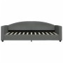 Sofá cama tela gris oscuro 90x200 cm de vidaXL, Camas y somieres - Ref: Foro24-354112, Precio: 173,77 €, Descuento: %