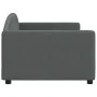 Dark gray fabric sofa bed 90x200 cm by vidaXL, Beds and slatted bases - Ref: Foro24-354112, Price: 185,72 €, Discount: %