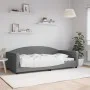 Sofá cama tela gris oscuro 100x200 cm de vidaXL, Camas y somieres - Ref: Foro24-354117, Precio: 193,29 €, Descuento: %