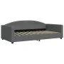 Dark gray fabric sofa bed 100x200 cm by vidaXL, Beds and slatted bases - Ref: Foro24-354117, Price: 193,30 €, Discount: %