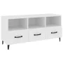 Mueble de TV madera contrachapada blanco 102x35x50 cm de vidaXL, Muebles TV - Ref: Foro24-812609, Precio: 73,56 €, Descuento: %