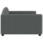 Dark gray fabric sofa bed 100x200 cm by vidaXL, Beds and slatted bases - Ref: Foro24-354117, Price: 193,30 €, Discount: %