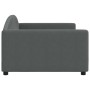 Sofá cama tela gris oscuro 100x200 cm de vidaXL, Camas y somieres - Ref: Foro24-354117, Precio: 197,17 €, Descuento: %