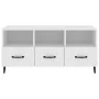 Mueble de TV madera contrachapada blanco 102x35x50 cm de vidaXL, Muebles TV - Ref: Foro24-812609, Precio: 73,56 €, Descuento: %