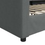 Sofá cama tela gris oscuro 100x200 cm de vidaXL, Camas y somieres - Ref: Foro24-354117, Precio: 197,17 €, Descuento: %