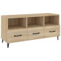 TV-Schrank aus eichenfarbenem Sperrholz, 102 x 35 x 50 cm von vidaXL, TV-Möbel - Ref: Foro24-812612, Preis: 86,36 €, Rabatt: %