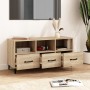 TV-Schrank aus eichenfarbenem Sperrholz, 102 x 35 x 50 cm von vidaXL, TV-Möbel - Ref: Foro24-812612, Preis: 86,36 €, Rabatt: %