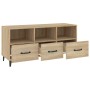Mueble para TV madera contrachapada color roble 102x35x50 cm de vidaXL, Muebles TV - Ref: Foro24-812612, Precio: 88,97 €, Des...