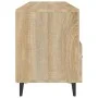 Oak-colored plywood TV cabinet 102x35x50 cm by vidaXL, TV Furniture - Ref: Foro24-812612, Price: 85,20 €, Discount: %
