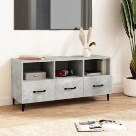 Sperrholz TV-Möbel grauer Beton 102x35x50 cm von vidaXL, TV-Möbel - Ref: Foro24-812613, Preis: 77,14 €, Rabatt: %