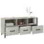 TV stand made of gray concrete plywood 102x35x50 cm by vidaXL, TV Furniture - Ref: Foro24-812613, Price: 78,07 €, Discount: %