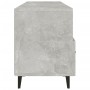 TV stand made of gray concrete plywood 102x35x50 cm by vidaXL, TV Furniture - Ref: Foro24-812613, Price: 78,07 €, Discount: %