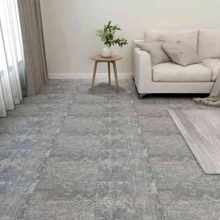 Lamas para suelo autoadhesivas 55 uds PVC gris hormigón 5,11 m² de vidaXL, Suelos y moquetas - Ref: Foro24-324677, Precio: 60...