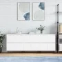 3 Stk. Sperrholz Sideboards weiß von vidaXL, Sideboards - Ref: Foro24-3190197, Preis: 187,21 €, Rabatt: %
