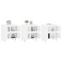 3 Stk. Sperrholz Sideboards weiß von vidaXL, Sideboards - Ref: Foro24-3190197, Preis: 189,51 €, Rabatt: %