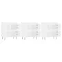 3 Stk. Sperrholz Sideboards weiß von vidaXL, Sideboards - Ref: Foro24-3190197, Preis: 187,21 €, Rabatt: %