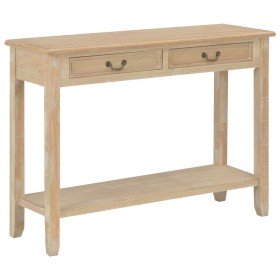 Mesa consola de madera 110x35x80 cm