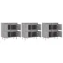 Aparadores 3 uds madera contrachapada gris Sonoma de vidaXL, Aparadores - Ref: Foro24-3190203, Precio: 187,20 €, Descuento: %