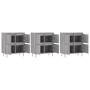 Sideboards 3 Einheiten graues Sonoma-Sperrholz von vidaXL, Sideboards - Ref: Foro24-3190203, Preis: 189,51 €, Rabatt: %