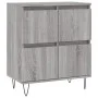 Aparadores 3 uds madera contrachapada gris Sonoma de vidaXL, Aparadores - Ref: Foro24-3190203, Precio: 187,20 €, Descuento: %