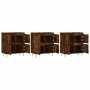 Aparadores 3 uds madera contrachapada roble ahumado by vidaXL, Sideboards - Ref: Foro24-3190202, Price: 194,17 €, Discount: %