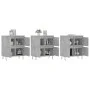 Sideboards 3 units concrete gray plywood by vidaXL, Sideboards - Ref: Foro24-3190201, Price: 181,12 €, Discount: %