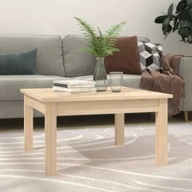 Solid pine wood coffee table 55x55x30 cm by vidaXL, Coffee table - Ref: Foro24-814229, Price: 37,82 €, Discount: %