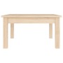 Solid pine wood coffee table 55x55x30 cm by vidaXL, Coffee table - Ref: Foro24-814229, Price: 38,34 €, Discount: %