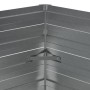 Blumenbeet aus silberverzinktem Stahl, 129 x 45 cm von vidaXL, Töpfe und Pflanzgefäße - Ref: Foro24-316881, Preis: 33,69 €, R...