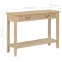Mesa consola de madera 110x35x80 cm