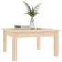 Solid pine wood coffee table 55x55x30 cm by vidaXL, Coffee table - Ref: Foro24-814229, Price: 38,34 €, Discount: %