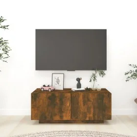 TV-Schrank aus geräuchertem Eichensperrholz, 100 x 35 x 40 cm von vidaXL, TV-Möbel - Ref: Foro24-815717, Preis: 50,66 €, Raba...