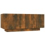 Mueble para TV madera contrachapada roble ahumado 100x35x40 cm de vidaXL, Muebles TV - Ref: Foro24-815717, Precio: 53,75 €, D...