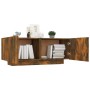 Mueble para TV madera contrachapada roble ahumado 100x35x40 cm de vidaXL, Muebles TV - Ref: Foro24-815717, Precio: 53,75 €, D...