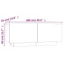 Mueble para TV madera contrachapada roble ahumado 100x35x40 cm de vidaXL, Muebles TV - Ref: Foro24-815717, Precio: 53,75 €, D...
