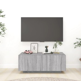 TV-Schrank aus grauem Sonoma-Sperrholz, 100 x 35 x 40 cm von vidaXL, TV-Möbel - Ref: Foro24-815718, Preis: 64,80 €, Rabatt: %
