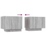 TV-Schrank aus grauem Sonoma-Sperrholz, 100 x 35 x 40 cm von vidaXL, TV-Möbel - Ref: Foro24-815718, Preis: 64,80 €, Rabatt: %