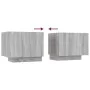 TV-Schrank aus grauem Sonoma-Sperrholz, 100 x 35 x 40 cm von vidaXL, TV-Möbel - Ref: Foro24-815718, Preis: 63,91 €, Rabatt: %