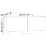 TV-Schrank aus grauem Sonoma-Sperrholz, 100 x 35 x 40 cm von vidaXL, TV-Möbel - Ref: Foro24-815718, Preis: 63,91 €, Rabatt: %