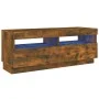 TV-Schrank mit LED-Leuchten, geräucherte Eiche, 100 x 35 x 40 cm von vidaXL, TV-Möbel - Ref: Foro24-815720, Preis: 51,04 €, R...