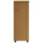 MOSS Kommode mit Rädern aus massivem honigbraunem Kiefernholz von vidaXL, Schließfächer und Lagerschränke - Ref: Foro24-35589...