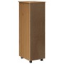 MOSS chest of drawers with wheels solid honey brown pine wood by vidaXL, Lockers and storage cabinets - Ref: Foro24-355894, P...