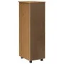 MOSS chest of drawers with wheels solid honey brown pine wood by vidaXL, Lockers and storage cabinets - Ref: Foro24-355894, P...