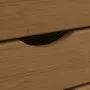 MOSS solid pine wood rolling drawer unit in honey brown. by vidaXL, Lockers and storage cabinets - Ref: Foro24-355891, Price:...