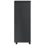 MOSS chest of drawers with wheels solid gray pine wood by vidaXL, Lockers and storage cabinets - Ref: Foro24-355899, Price: 1...