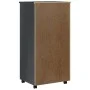 MOSS chest of drawers with wheels solid gray pine wood by vidaXL, Lockers and storage cabinets - Ref: Foro24-355899, Price: 1...