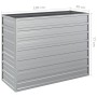 Blumenbeet aus silberverzinktem Stahl, 100 x 40 x 77 cm von vidaXL, Töpfe und Pflanzgefäße - Ref: Foro24-316896, Preis: 42,28...